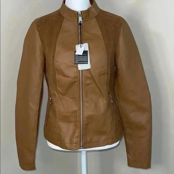 Cavalini Faux Leather Jacket - Picture 2 of 16